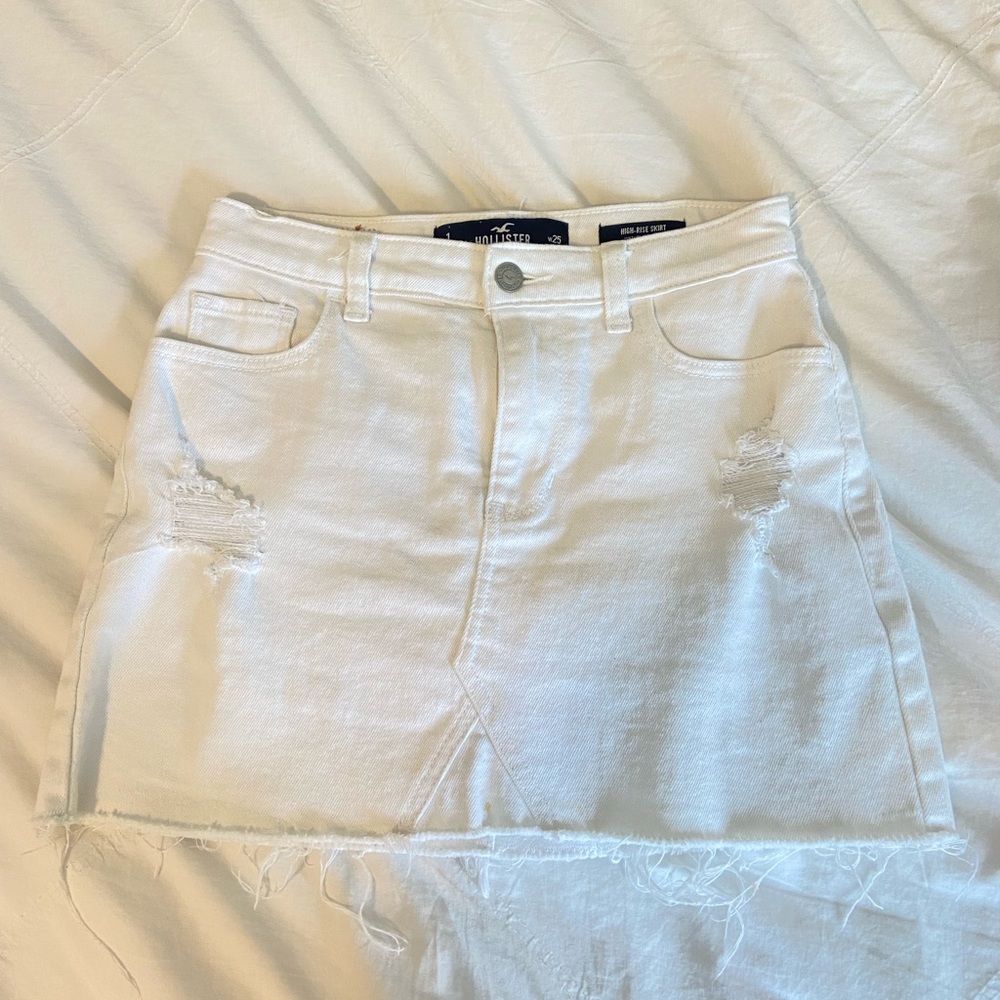 Hollister High Rise Denim Skirt